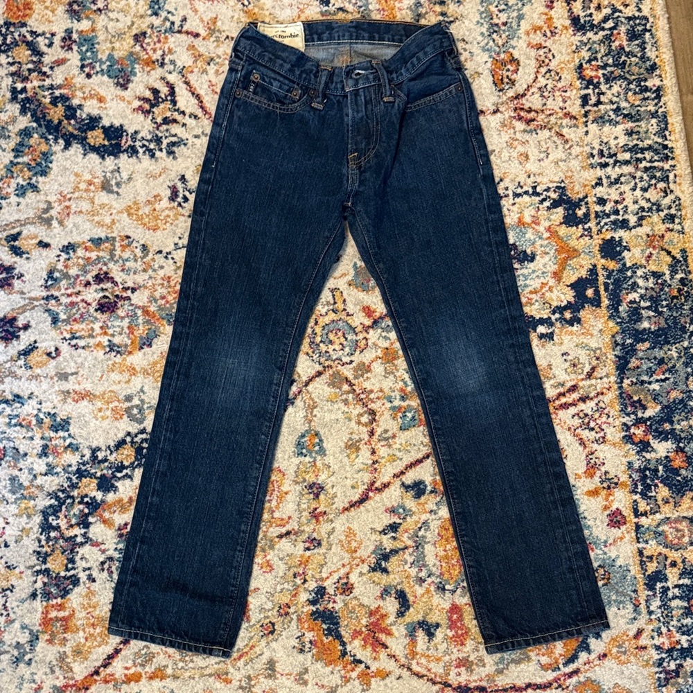 Abercrombie & Fitch Dark Blue Straight Jeans